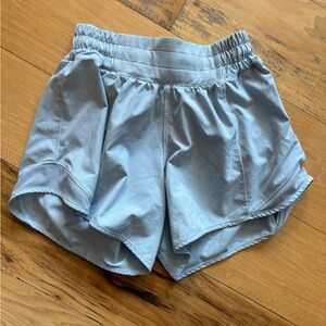 Light Blue Lulu Athletic Shorts